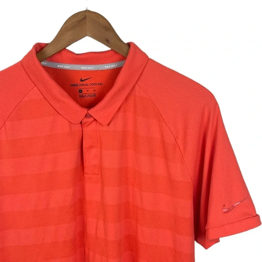PO600 Mens Nike Golf Zonal Cooling Performance Athletic Golf Polo Shirt XL
